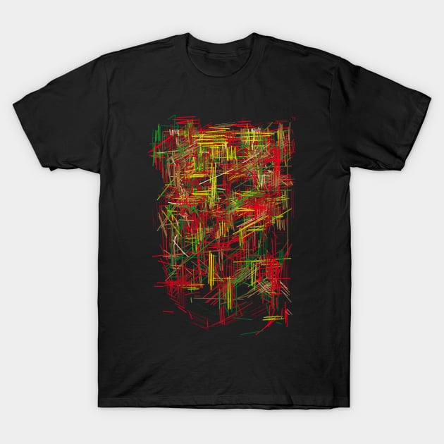 abstract face T-Shirt by Nikokosmos